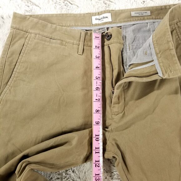 Goodfellow co Pants Mens 36×32 Brown Hennepin Chino Slim Flat front - Picture 8 of 10